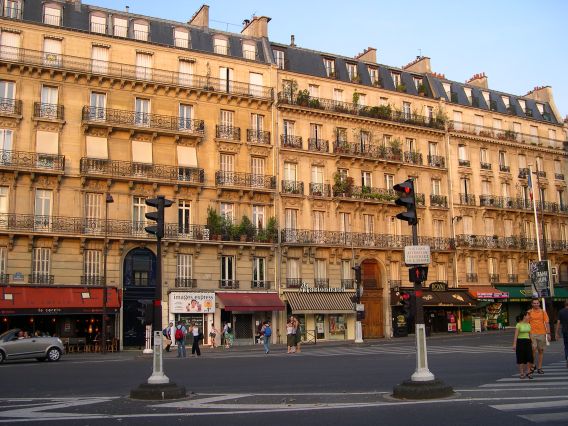  immeubles du 5e arrondissement dans la lumière du soir